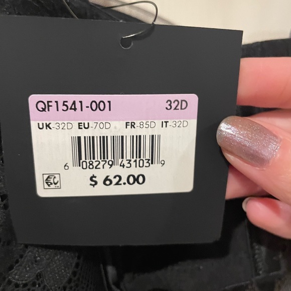 Calvin Klein black label black strapless longline bra 32D - Picture 5 of 6